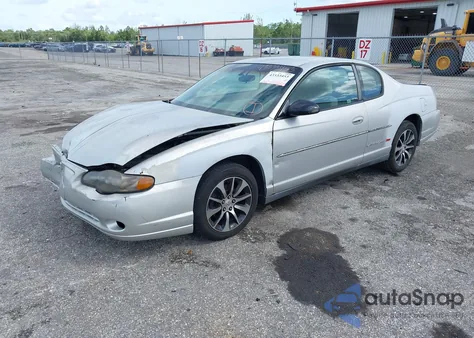 2004 Chevrolet Monte Carlo Ls из США, поврежденный, VIN 2G1WW12E849297112